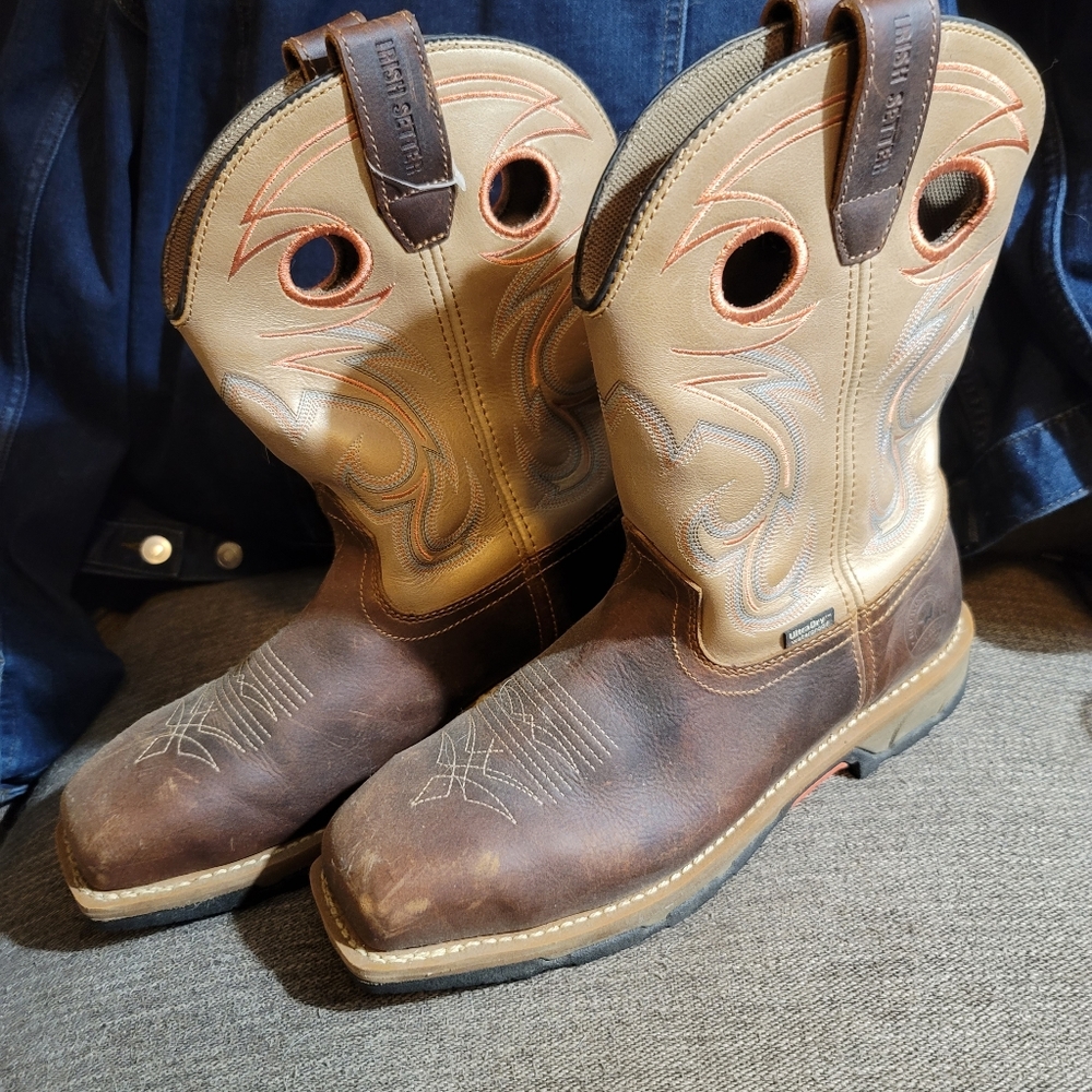 Irish Setter Work Women's Marshall 9" Pull On Work Boot Size 11 Steel Toe